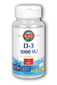 D-3 1000 IU ActivGels