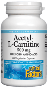 Acetyl L-Carnitine 500MG Sunshine Nutrition Center Acetyl L-Carnitine 500MG Sunshine Nutrition Center